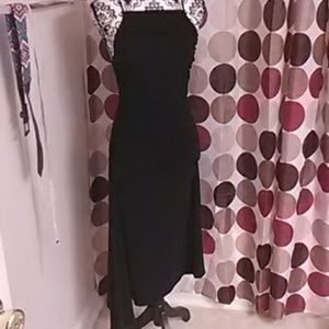 Sexy clingy black dress